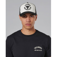 CASQUETTE TRIUMPH TAYLOR BONE/BLACK CAP - MCAS21005