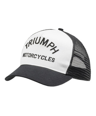 CASQUETTE TRIUMPH COAST CAP WHTE/BLACK -  MCAS22300