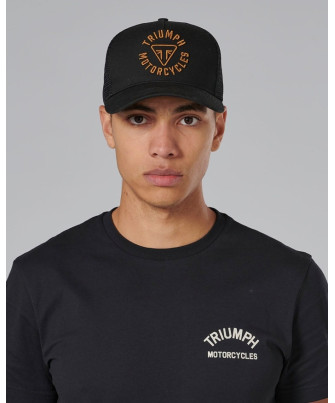 CASQUETTE TRIUMPH  TAYLOR CAP BLACK/GOLD - MCAS22309