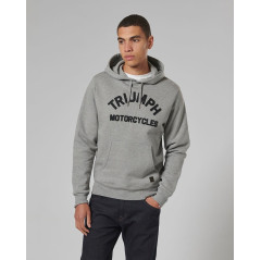 SWEAT TRIUMPH CARRICK GREY MARL HOODY - MSWS2341