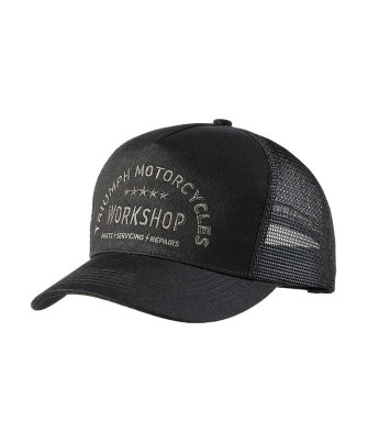 CASQUETTE TRIUMPH WORKSHOP CAP BLACK/BLACK -  MCAS2351