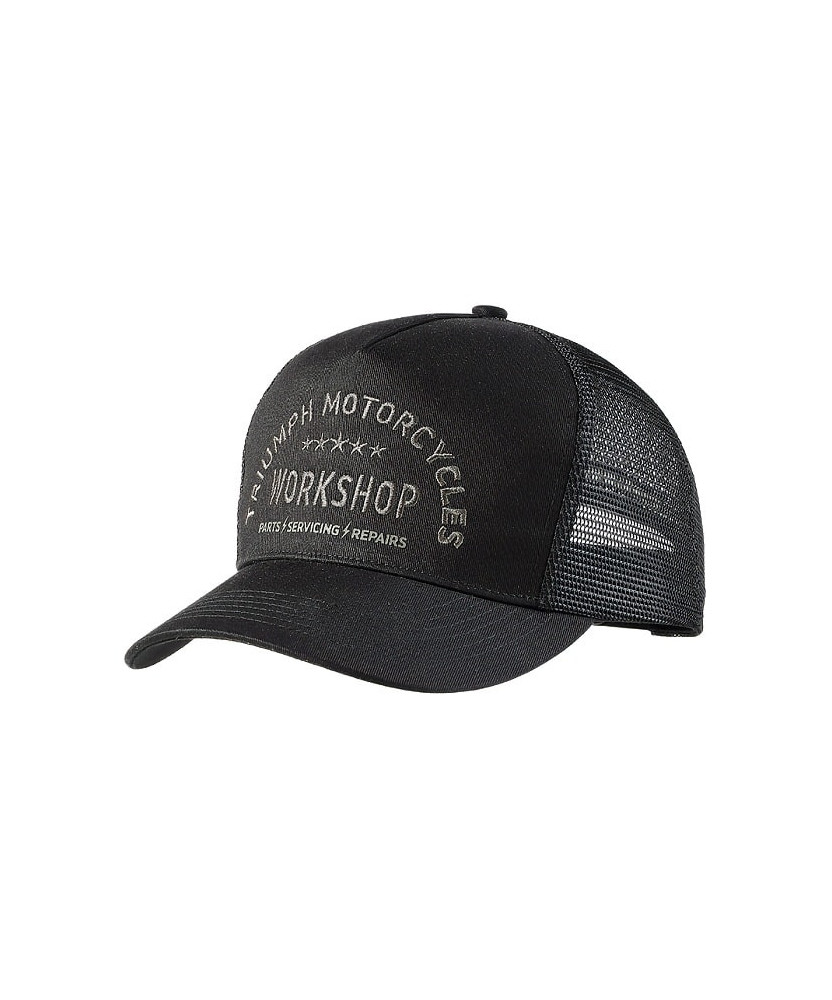 CASQUETTE TRIUMPH WORKSHOP CAP BLACK/BLACK -  MCAS2351