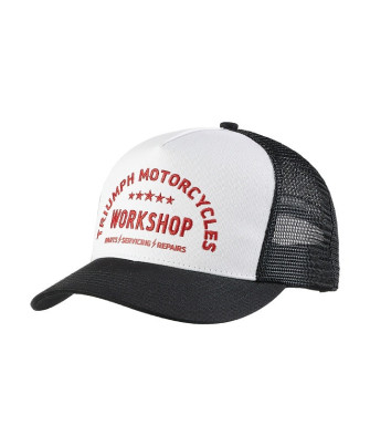 CASQUETTE TRIUMPH  WORKSHOP CAP BONE/BLACK - MCAS2352