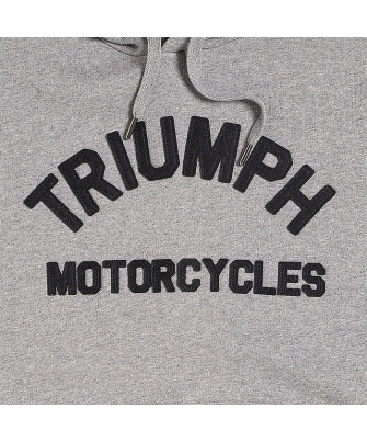 SWEAT TRIUMPH CARRICK GREY MARL HOODY - MSWS2341