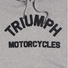 SWEAT TRIUMPH CARRICK GREY MARL HOODY - MSWS2341