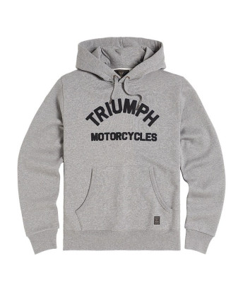 SWEAT TRIUMPH CARRICK GREY MARL HOODY - MSWS2341