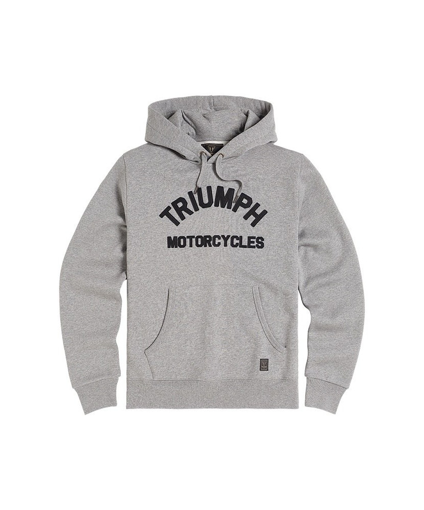 SWEAT TRIUMPH CARRICK GREY MARL HOODY - MSWS2341