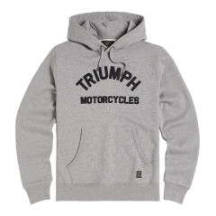 SWEAT TRIUMPH CARRICK GREY MARL HOODY - MSWS2341