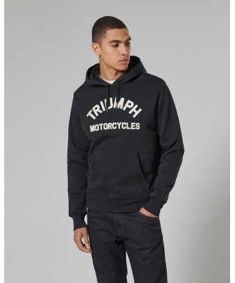 SWEAT TRIUMPH CARRICK BLACK HOODY - MSWS2340