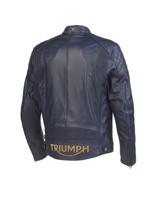 BLOUSON TRIUMPH BRADDAN BLUE JACKET - MLES2335