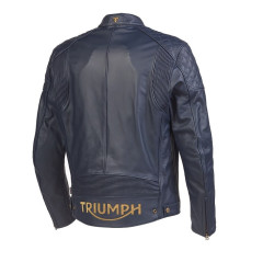 BLOUSON TRIUMPH BRADDAN BLUE JACKET - MLES2335