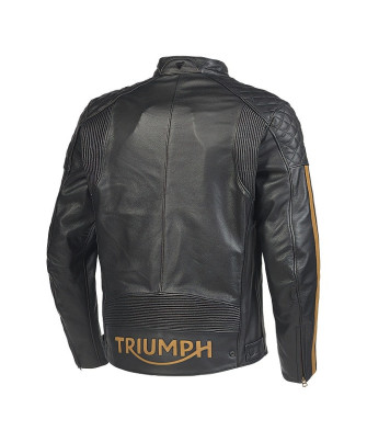 BLOUSON TRIUMPHBRADDAN SPORT BLK/GLD - MLES2338