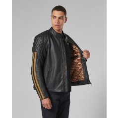 BLOUSON TRIUMPHBRADDAN SPORT BLK/GLD - MLES2338
