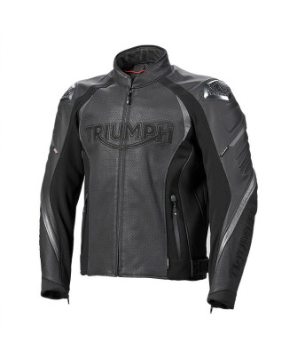 BLOUSON TRIUMPH TRIPLE PERF LEATHER JACKET - MLES2200