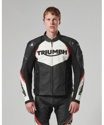 BLOUSON TRIUMPH TRIPLE SPORT LTHR JACKET - MLES2202