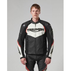 BLOUSON TRIUMPH TRIPLE SPORT LTHR JACKET - MLES2202