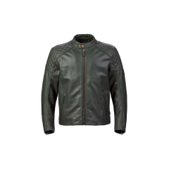 BLOUSON TRIUMPH BRADDAN LTHR GRN RCE JKT -  MLES22103