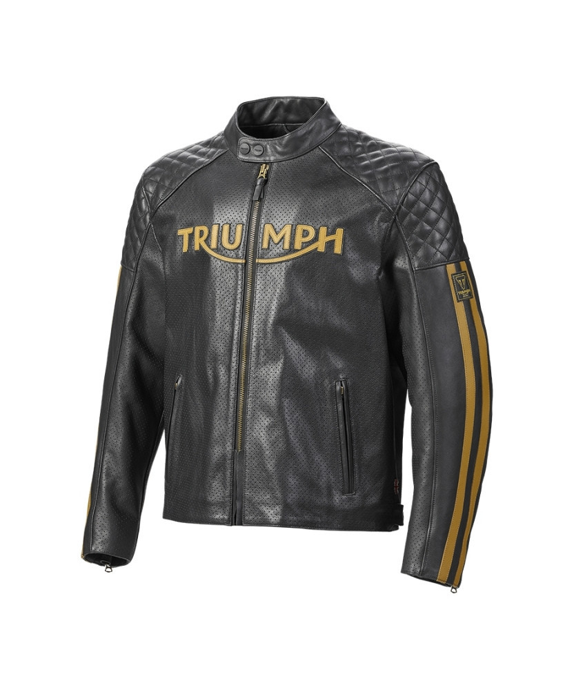 BLOUSON TRIUMPH BRADDAN AIR RACE LTHR JKT - MLES22106