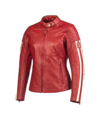 BLOUSON TRIUMPH LADIES BRADDAN RED - MLES22108