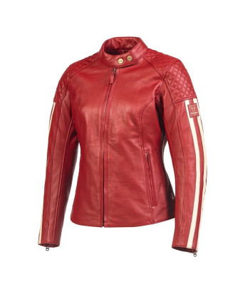 BLOUSON TRIUMPH LADIES BRADDAN RED - MLES22108