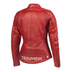 BLOUSON TRIUMPH LADIES BRADDAN RED - MLES22108