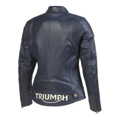 BLOUSON TRIUMPH LDS BRADDAN BLUE AIR - MLES2333