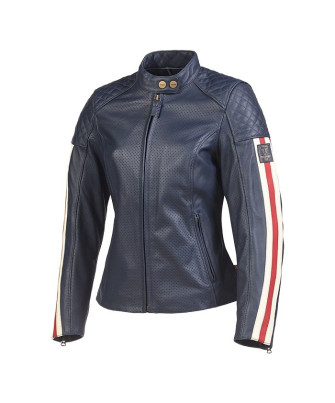 BLOUSON TRIUMPH LDS BRADDAN BLUE AIR - MLES2333