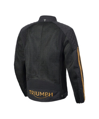 BLOUSON TRIUMPH BRADDAN RETRO MESH GLD - MTES25302