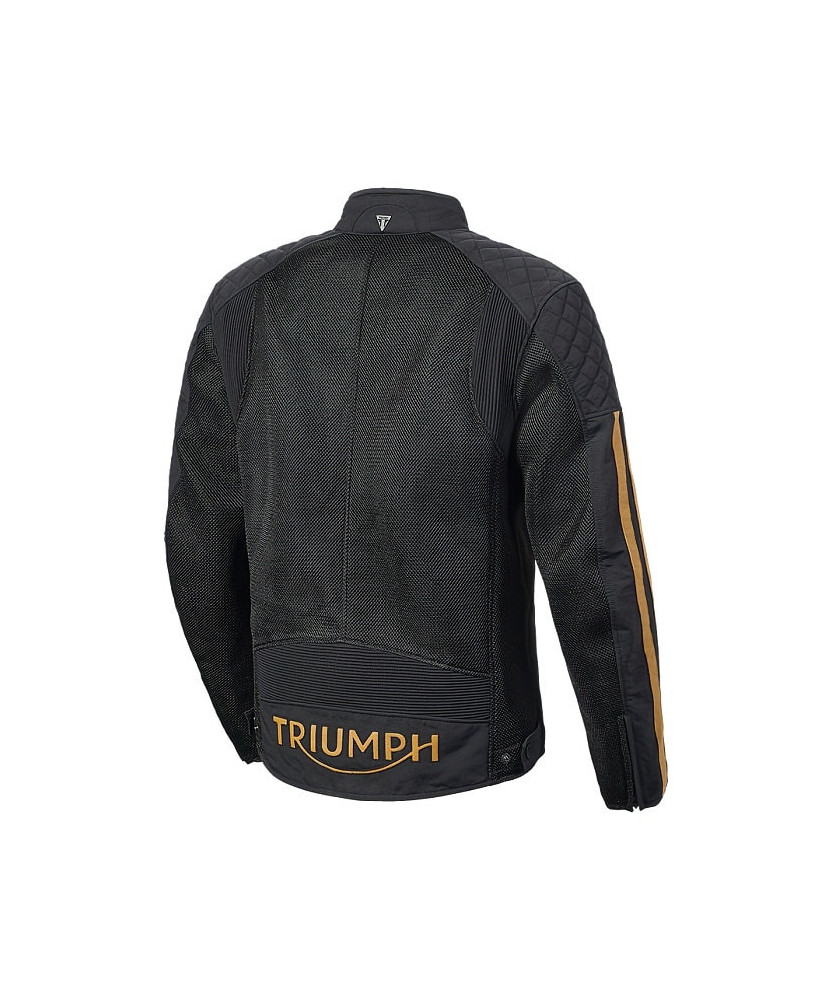 BLOUSON TRIUMPH BRADDAN RETRO MESH GLD - MTES25302