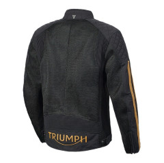 BLOUSON TRIUMPH BRADDAN RETRO MESH GLD - MTES25302