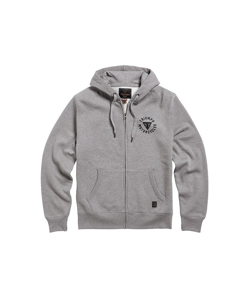 SWEAT TRIUMPH DIGBY GREY HOODY - MSWS21016