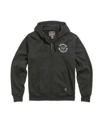 SWEAT TRIUMPH DIGBY BLACK HOODY - MSWS21015
