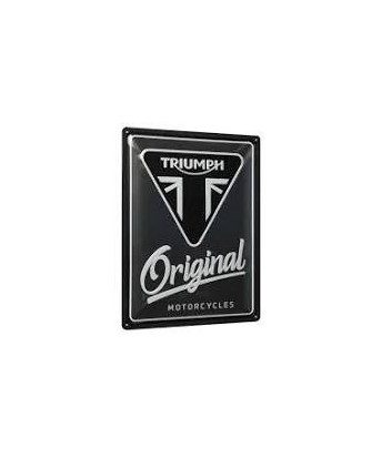 ACCESSOIRE TRIUMPH ORIGINAL TIN SIGN 30X40 - MLMA24911