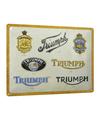ACCESSOIRE TRIUMPH LINEAGE TIN SIGN 30X40 - MLMA24910