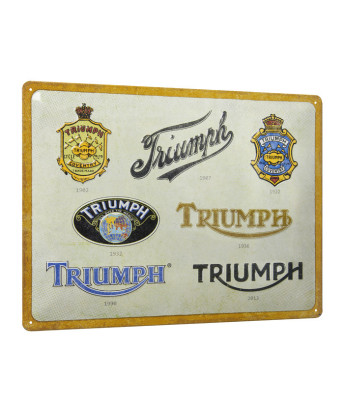 ACCESSOIRE TRIUMPH LINEAGE TIN SIGN 30X40 - MLMA24910