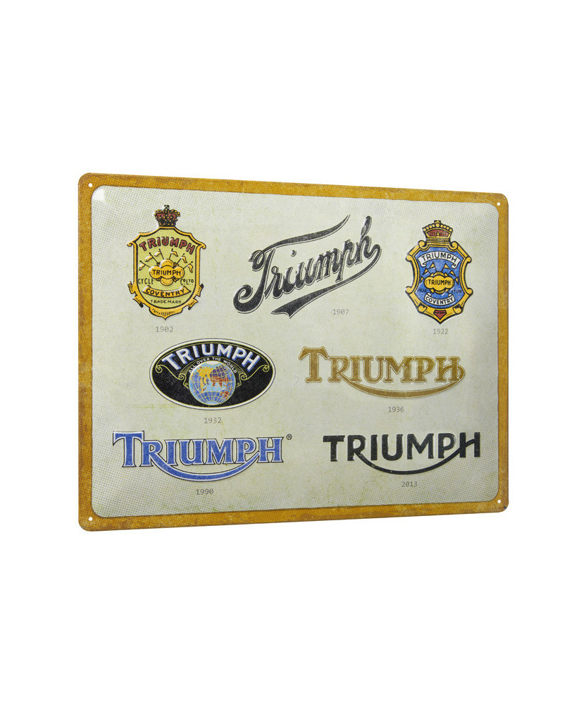 ACCESSOIRE TRIUMPH LINEAGE TIN SIGN 30X40 - MLMA24910