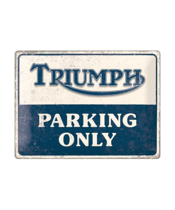 ACCESSOIRE TRIUMPH PARKING TIN SIGN 30X40 - MLMA24909