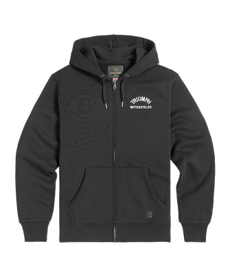 SWEAT TRIUMPH DOLAN BLACK FULL ZIP - MSWS2342