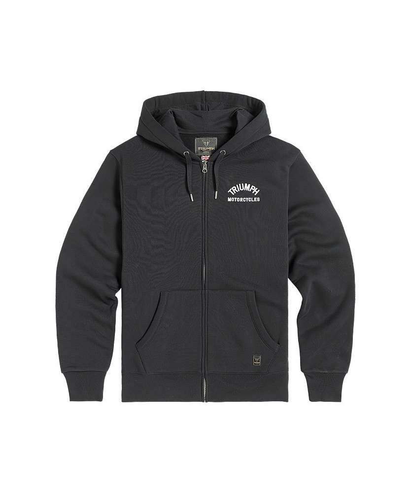 SWEAT TRIUMPH DOLAN BLACK FULL ZIP - MSWS2342