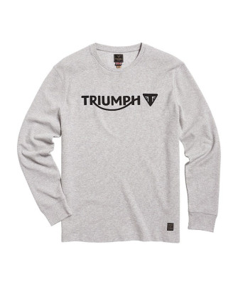 T-SHIRT TRIUMPH  BETTMANN WAFFLE GREY MARL - MTLS22100