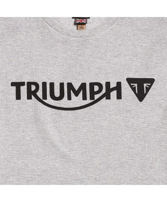 T-SHIRT TRIUMPH  BETTMANN WAFFLE GREY MARL - MTLS22100