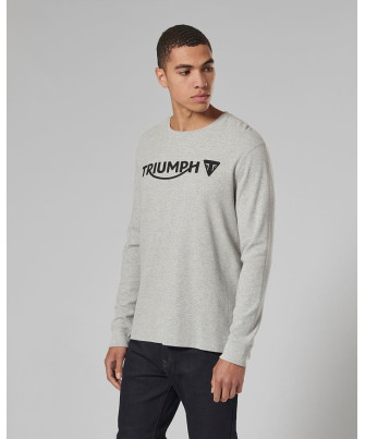 T-SHIRT TRIUMPH  BETTMANN WAFFLE GREY MARL - MTLS22100