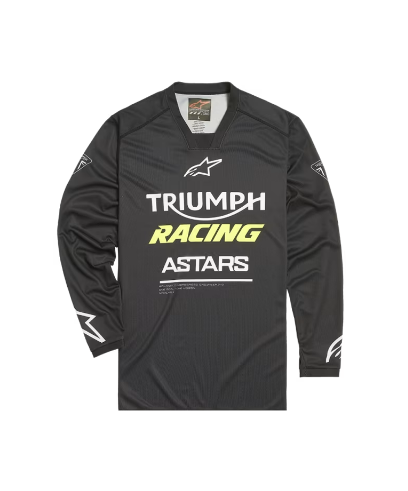 T-SHIRT TRIUMPH  RACER GRAPHITE MX JERSEY - MTLS22905