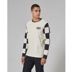 T-SHIRT TRIUMPH CHECKERBOARD L/S TEE-BL/B - MTLS24130