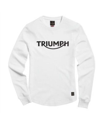T-SHIRT TRIUMPH STOLL LDS SLV WAFFLE BONE - MTLS22102