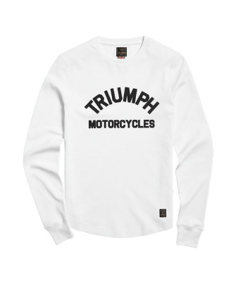 T-SHIRT TRIUMPH SWAIN LDS L/SLV WAFFLE BNE - MTLS22103