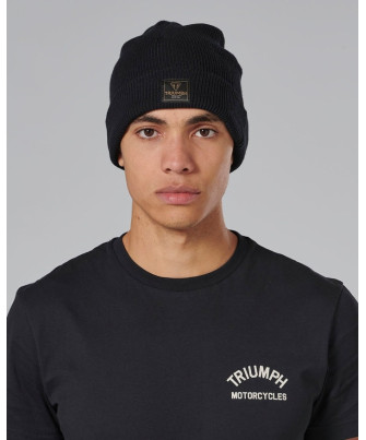 BONNET TRIUMPH BLACK BEANIE - MBHS2359