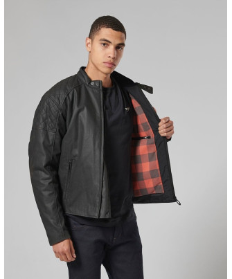 BLOUSON TRIUMPH BRADDAN WAX JACKET - MTHS21103