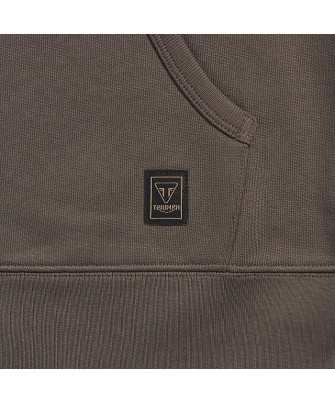 TRIUMPH EQUIPEMENT - SWEAT TRIUMPH CARRICK HOODY IRN/BLK - MSWS26100