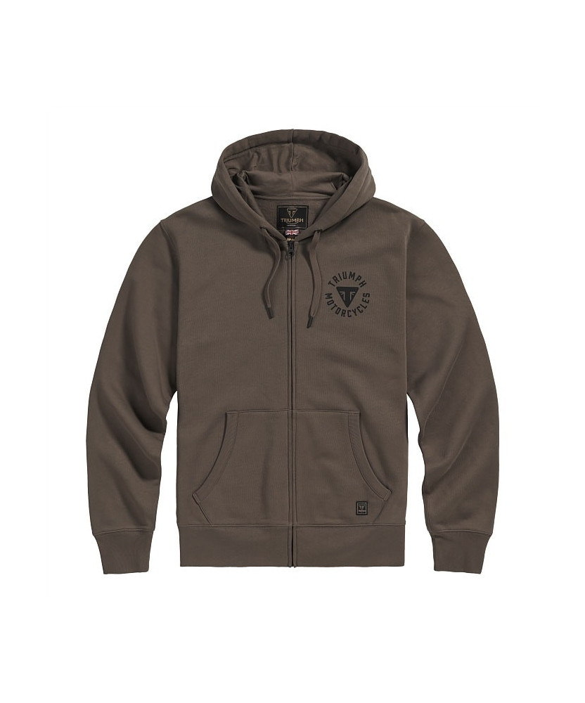 TRIUMPH EQUIPEMENT- SWEAT TRIUMPH DIGBY HOODY IRN/BLK - MSWS26101